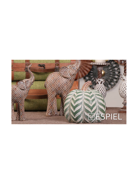 Espiel Decorative Elephant made of Plastic Elephant 15x7.3x30.5cm 1pcs