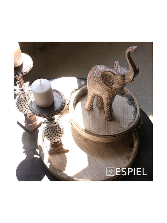 Espiel Decorative Elephant made of Plastic Elephant 15x7.3x30.5cm 1pcs