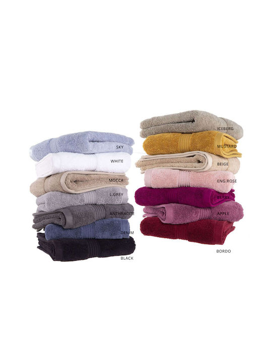 Nef-Nef Homeware Bath Towel Aegean 009687 80x160cm. Apple Weight 705gr/m²