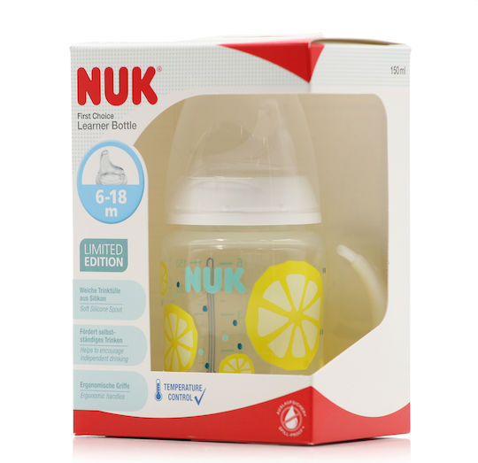 Nuk First Choice Learner Bottle 6m+ Fruits Κίτρινο 150ml