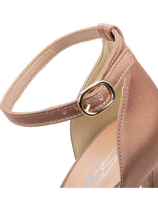 Fabric Sandals Nude