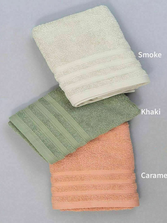 Palamaiki Bath Towel Beren 100x150cm. Caramel Weight 550gr/m²