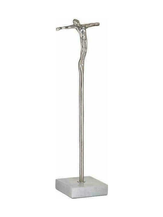 Inart Decorative Statuette made of Metal 11x11x45cm 1pcs