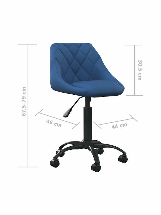 vidaXL Office Chair Blue