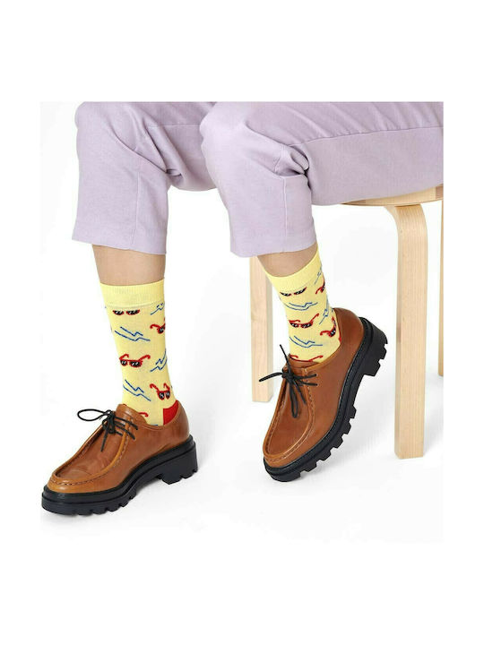 Happy Socks Sunny Days Patterned Socks Yellow