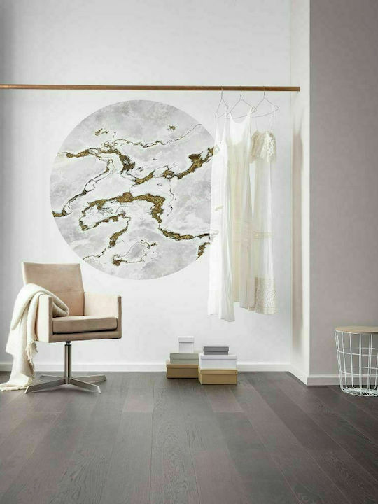 Self-adhesive Wall Mural Marble Vibe White L125xW125cm