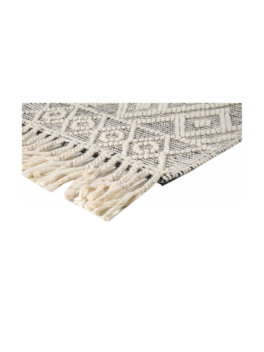 Tzikas Carpets Nomad 55158-060 Χειροποίητο Μάλλινο με Κρόσια 80x150cm Μπεζ