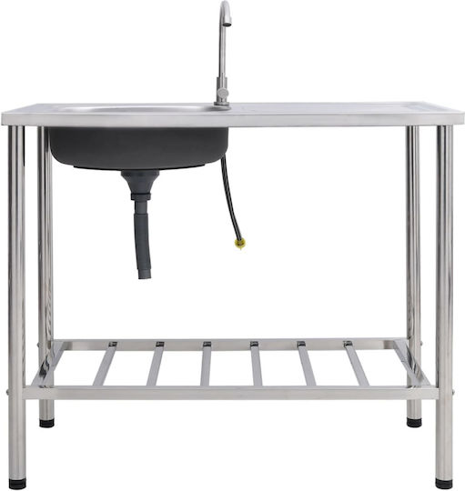 vidaXL Faucet Open Single 151214 50xW100cm
