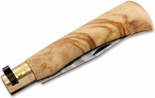Antonini "M" Olive Damascus Briceag Bej