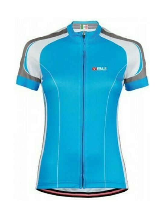 Bicycle Line Kinetic Women's Short Sleeves Cycling Jersey Blue