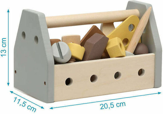 Kiokids Wooden Tool Kit for 3+ Years 13 cm