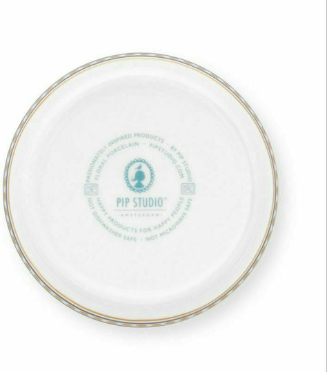 PiP Studio Flower Festival Porcelain Desert Plate Blue 9cm