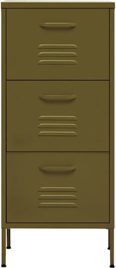 Büroaufbewahrungsschubladen und -schränke Metall Λαδί 42.5x35x101.5cm