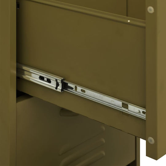 Büroaufbewahrungsschubladen und -schränke Metall Λαδί 42.5x35x101.5cm