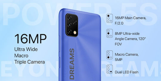 UmiDigi Power 5S Dual SIM (4GB/64GB) Sapphire Blue