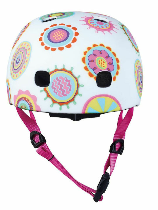 Micro Doodle Dot Παιδικό Κράνος για Πατίνι Λευκό Extra Small (46-50cm)