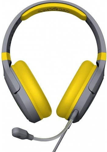 OTL Pokémon Pikachu Pro G1 Wireless Over Ear Multimedia Headphone with Microphone Bluetooth / 3.5mm Jack Gray