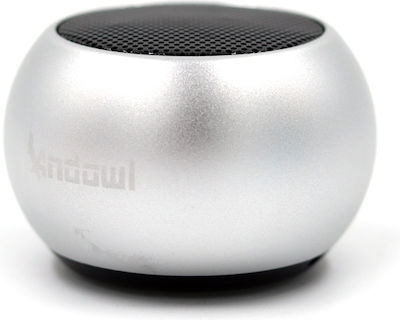 Andowl M3 Bluetooth-Lautsprecher 3W mit Batterielaufzeit bis zu 4 Stunden Silber