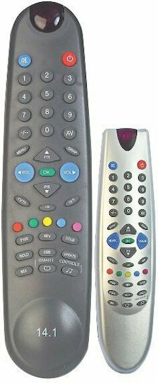 Muzik Compatibil Telecomandă 14.1 0061 pentru TV Beko