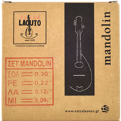 Extra Set of Nickel Wound Strings for Mandolin Mandolin Strings 9.5, 12.5, 22, 30"