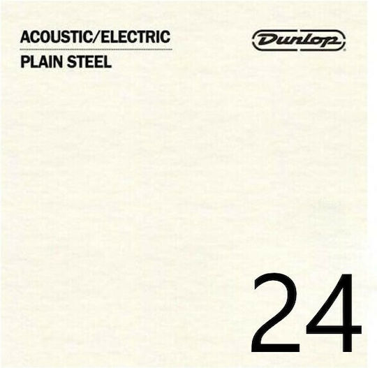 Dunlop Single Steel Acoustic Guitar String 24