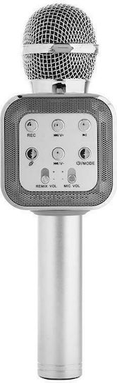 WSTER Wireless Karaoke Microphone WS-1818 Silver