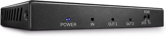Lindy 2 Port 18G HDMI Splitter 38235