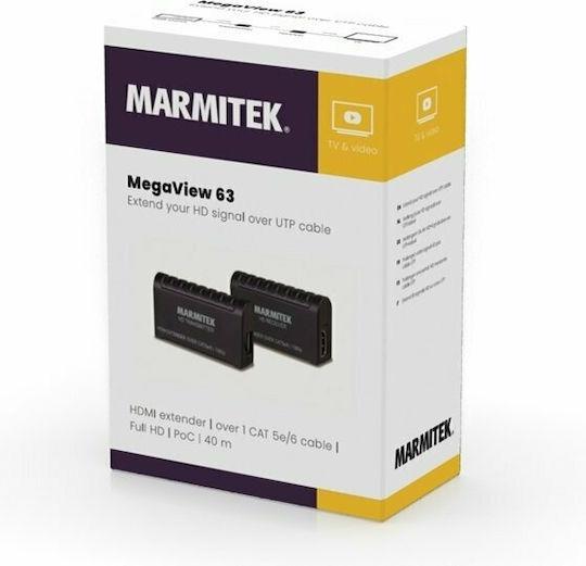 Marmitek MegaView 63 FHD 40m Cat5e/6 HDMI Extender