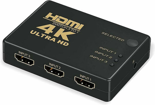 ATC 3in 1out 4K X 2K Remote HDMI Switch 02.001.0083