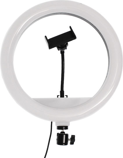 XD300 RGB Ring Light 30cm 3000 - 6000K with Desktop Tripod and Mobile Holder