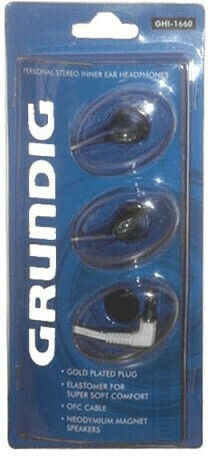 Grundig Ακουστικά Ψείρες Earbuds GHI-1660 Μαύρα