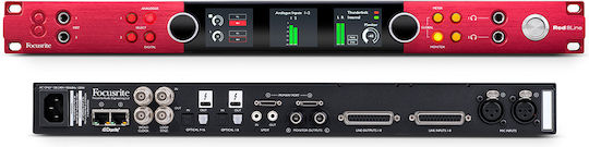 Focusrite Red 8 Line Επαγγελματική Κάρτα Ήχου για Rack με Σύνδεση Thunderbolt 3