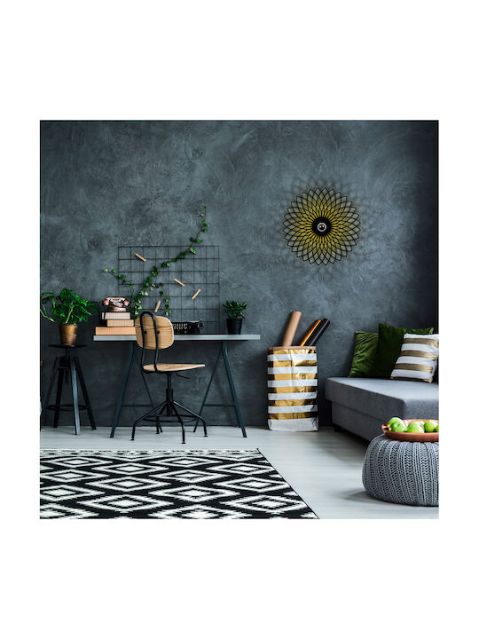 Lamp Wall Black 50x50x12cm