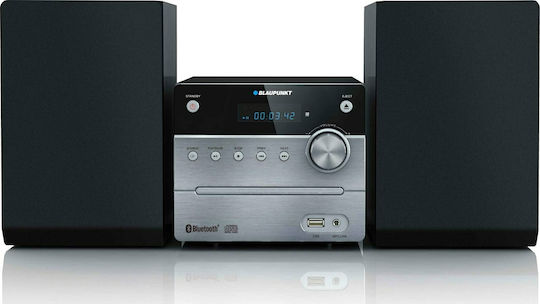 Blaupunkt Sound System 2.2 MS12BT 10W with CD / Digital Media Player, WiFi and Bluetooth Silver