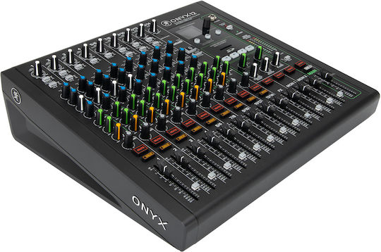 Mackie Onyx12 Αναλογική Κονσόλα 12 Καναλιών με Phantom Power & 8 Εισόδους XLR & Bluetooth