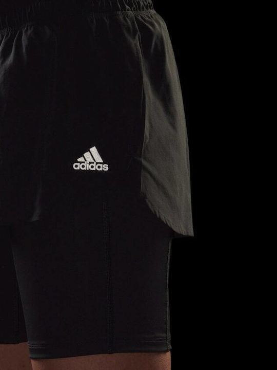 Icons 2 in 1 Women's Sporty Shorts Black