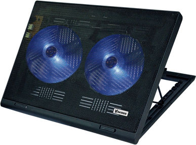 Vakoss Cooling Pad για Laptop έως 17" με 2 Ανεμιστήρες και Φωτισμό (LF-2463UK)