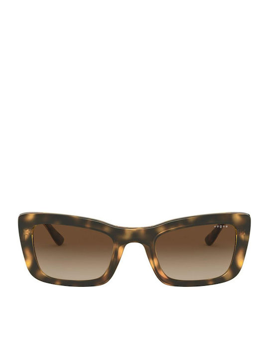 Vogue Women's Sunglasses with Brown Tartaruga Acetate Frame and Brown Gradient Lenses VO5311S W656/13