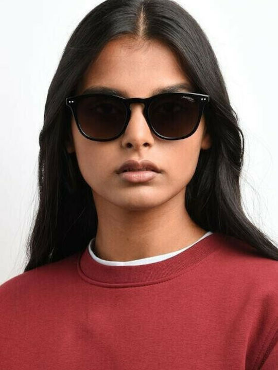 Carrera Men's Sunglasses with Brown Tartaruga Horn-Rimmed Frame and Grey Lenses