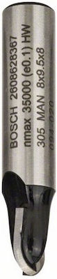 Bosch Φρέζα Κοιλωμάτων Δίκοπη 12.4mm 2608628369 1pcs