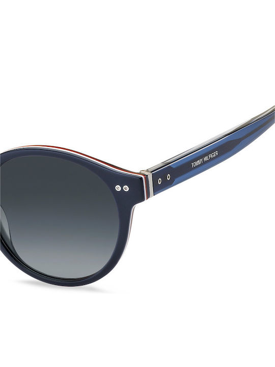 Tommy Hilfiger Ανδρικά Γυαλιά Ηλίου με Navy Μπλε Κοκκάλινο Σκελετό και Μπλε Ντεγκραντέ Φακό TH1795/S PJP/9O