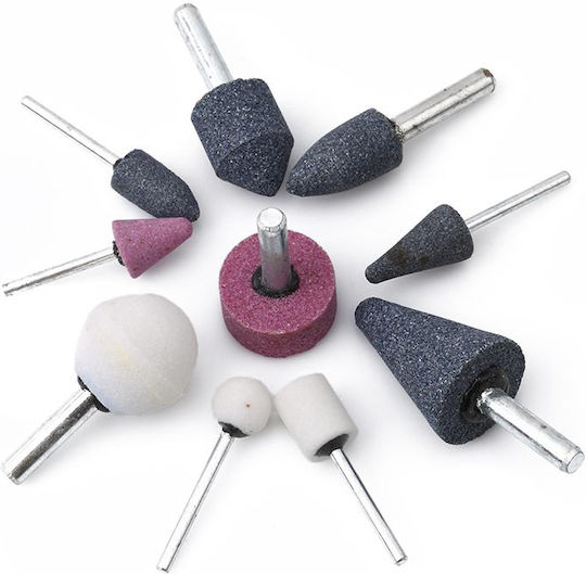 Uruisi Star Grinding Stone with Shaft 10pcs Drapano MS-5B