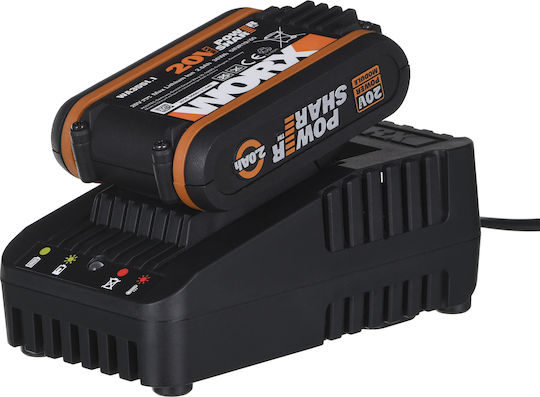 Worx WX856 Полираща Машина 20V 1x2Ач със Скорост 3000rpm и Регулиране на Оборотите