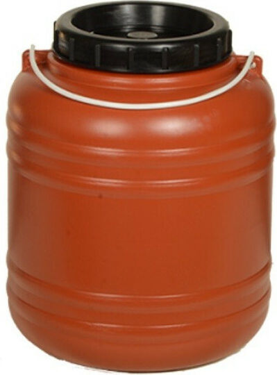 Miltoplast Plastic Barrel 12 Liters 0911-12 Plastic Container 12lt with Wire Handle 0911-12
