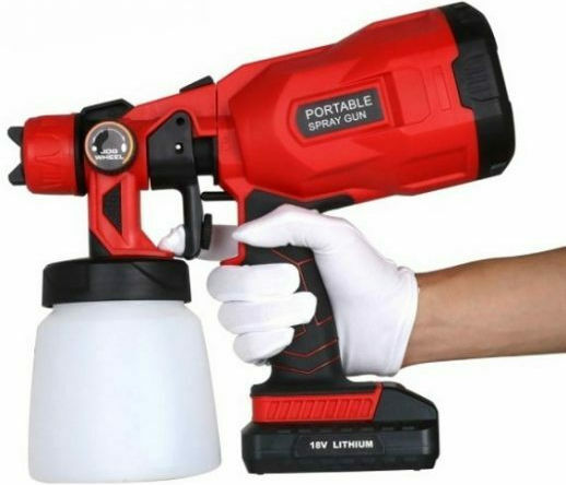 CX33 Pistol de vopsit electric 18V 1x2Ah cu recipient de 0.8lt