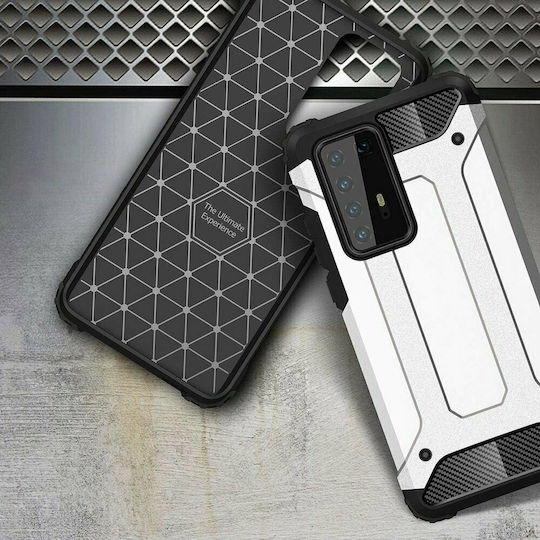 Hurtel Hybrid Armor Задна корица Пластмаса 2мм Сребрист (Redmi Note 10 / 10s / Poco M5s)