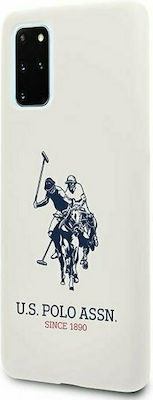 U.S. Polo Assn. Back Cover Σιλικόνης Λευκό (Galaxy S20+)