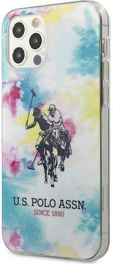U.S. Polo Assn. Tie & Dye Collection Umschlag Rückseite Kunststoff Mehrfarbig (iPhone 12 Pro Max)