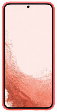 Samsung Silicone Cover Umschlag Rückseite Silikon Koralle (Galaxy S22 5G)