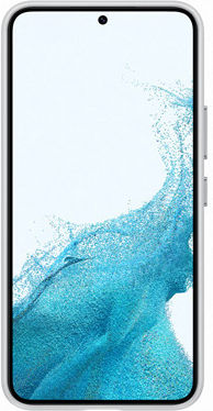 Samsung Leather Cover Back Cover Δερμάτινο / Πλαστικό Light Grey (Galaxy S22 5G)